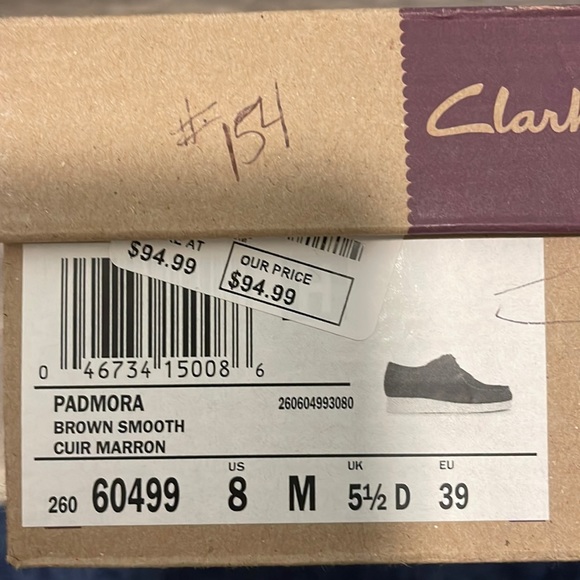 Womens Clarks Padmora Casual Shoe - Brown - Picture 5 of 5